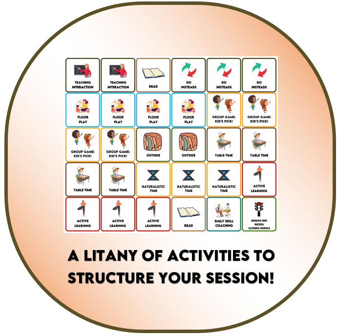 Visual Schedule: ABA Session – Autism Visual Designs